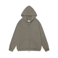 FEAR OF GOD FOG ESSENTIALS Solid Color Zip‑Up Hoodie Unisex