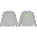 Gallery Dept. Hollywood Logo Long Sleeve T-Shirt - Light Grey/Neon Yellow