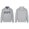Gallery Dept. Grey Hoodie – Classic “DEPT.” Black Print