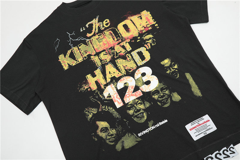 FEAR OF GOD ESSENTIALS The Kingdom Is At Hand Vintage Graphic T‑Shirt