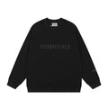 FEAR OF GOD FOG ESSENTIALS Letter Print Loose Crew Neck Sweatshirt Unisex