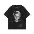 FEAR OF GOD ESSENTIALS Justin Bieber Purpose Tour Vintage Wash Portrait T‑Shirt