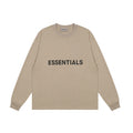 FEAR OF GOD FOG ESSENTIALS Chest Letter Loose Unisex Long Sleeve Tee