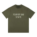 FEAR OF GOD ESSENTIALS American High‑Street Letter Print Loose Short Sleeve T‑Shirt