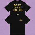 Gallery Dept. DÉPT. de la GALERIE Short Sleeve T-Shirt - Black/Yellow