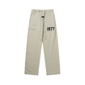 FEAR OF GOD FOG ESSENTIALS Flocked 1977 Straight‑Leg Sweatpants Men