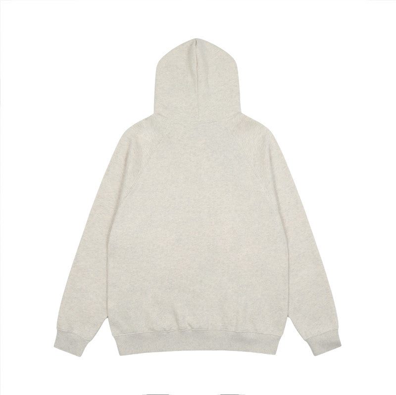 FEAR OF GOD FOG ESSENTIALS Flocked 1977 Loose High‑Street Hoodi