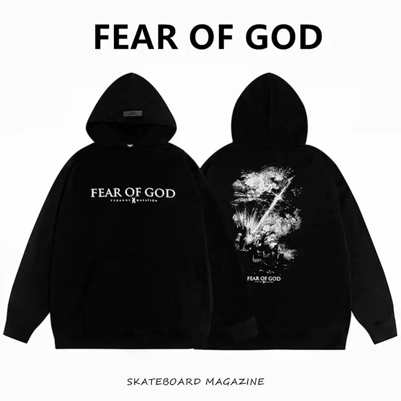 FEAR OF GOD FOG ESSENTIALS Dark Vintage Washed Men’s Hoodie