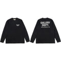 Gallery Dept. Hollywood Logo Long Sleeve T-Shirt - Black