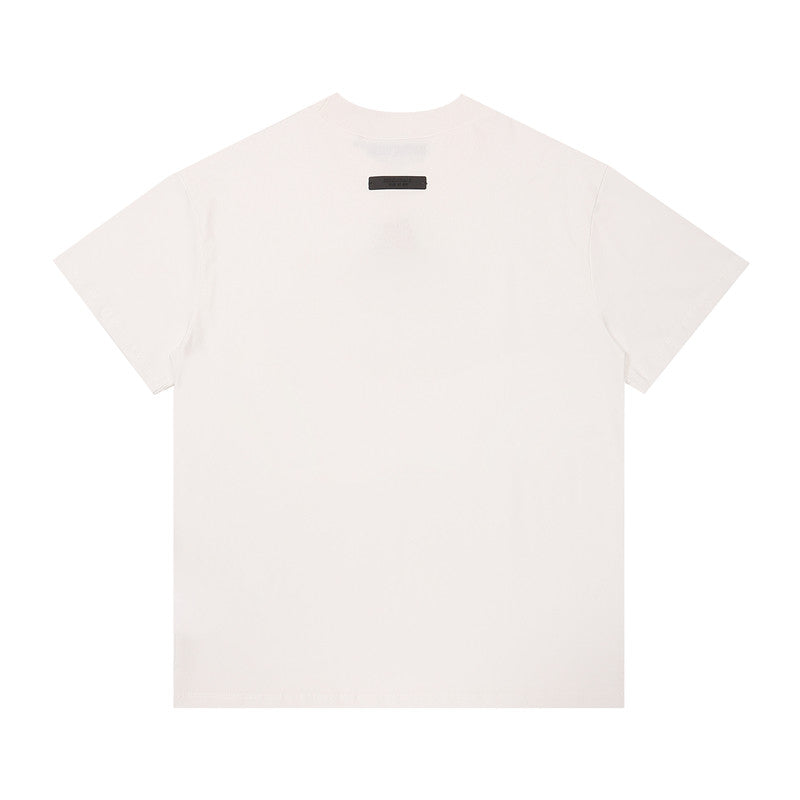 FEAR OF GOD ESSENTIALS American High‑Street Letter Print Loose Short Sleeve T‑Shirt
