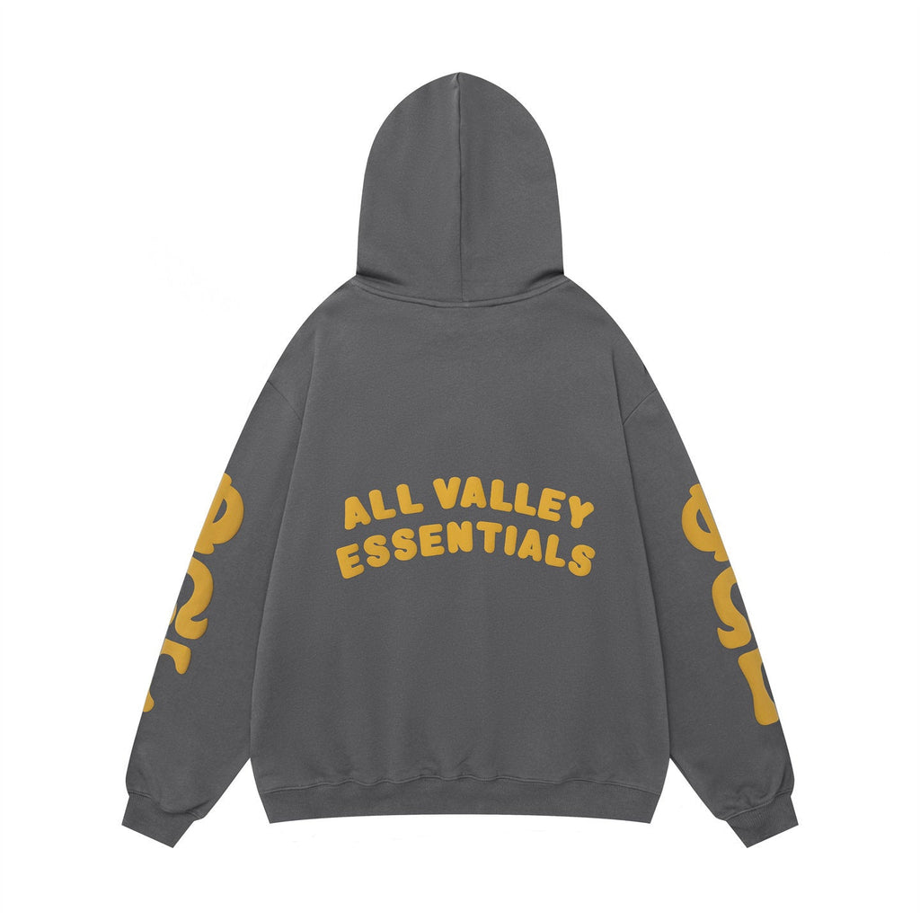 Fear of God FOG ESSENTIALS Foam Print Kirin Sleeve Zip‑Up Hoodie